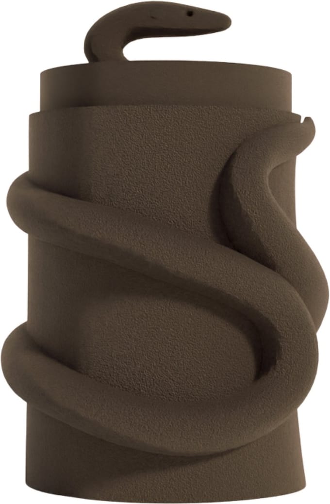 Fiastra Koekjespot – Serpent Design – Zwart