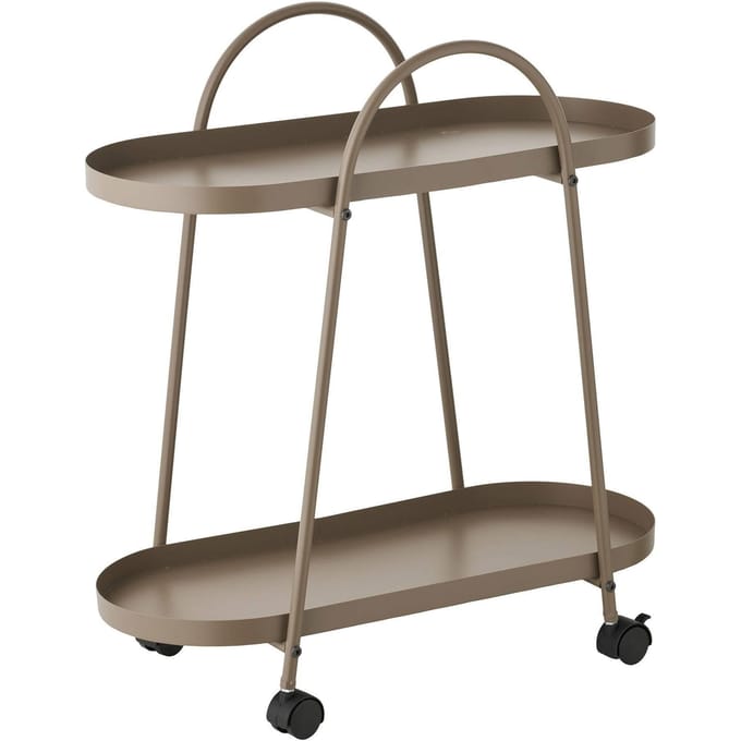 House Nordic Trolley Empoli - Metaal Bruin - 60x28x64cm