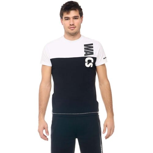 T-shirt Korte Mouw Leone 1947 Man Short Sleeves B W