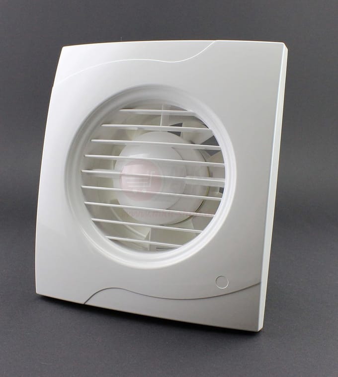 Stille Badkamerventilator 100 mm voor Vochtafvoer