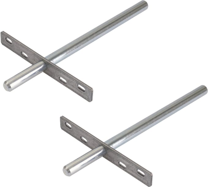 Plankdrager - Blinde Montage - 246mm - Onzichtbare Plankdragers - 2 stuks