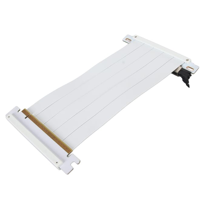PCIE 4.0 X16 Riser Kabel Hoge Snelheid Flexibel Dubbelzijdig 180 Graden GPU Verlengkabel voor RTX 20CM wit