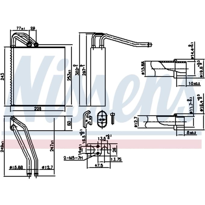 Verdamper, airconditioning NISSENS 92376