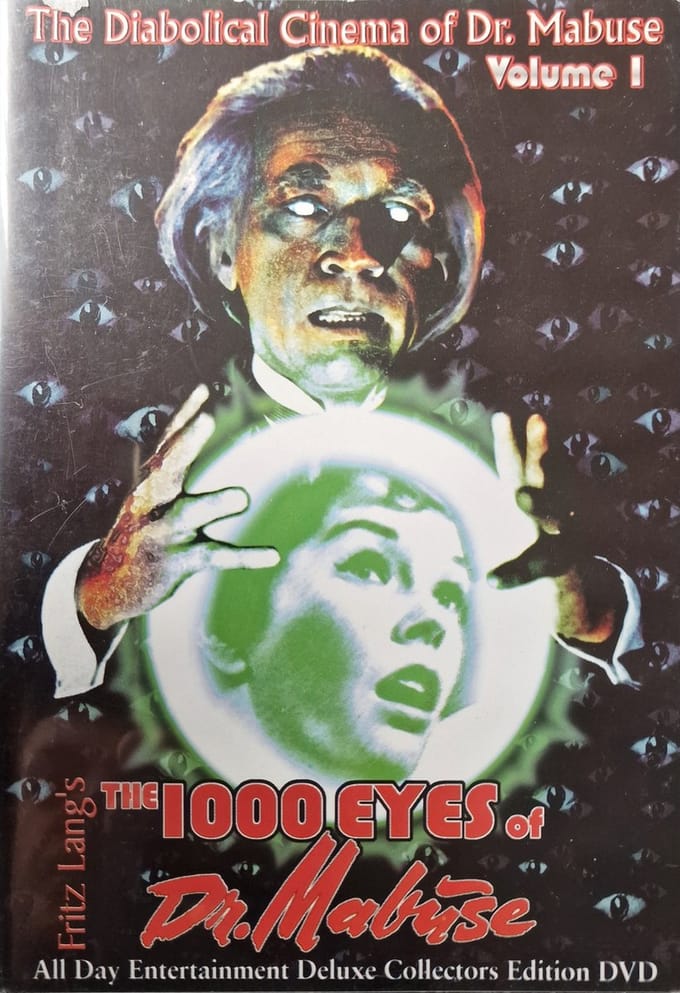 Dvd The 1000 eyes of dr Mabúse volume 1