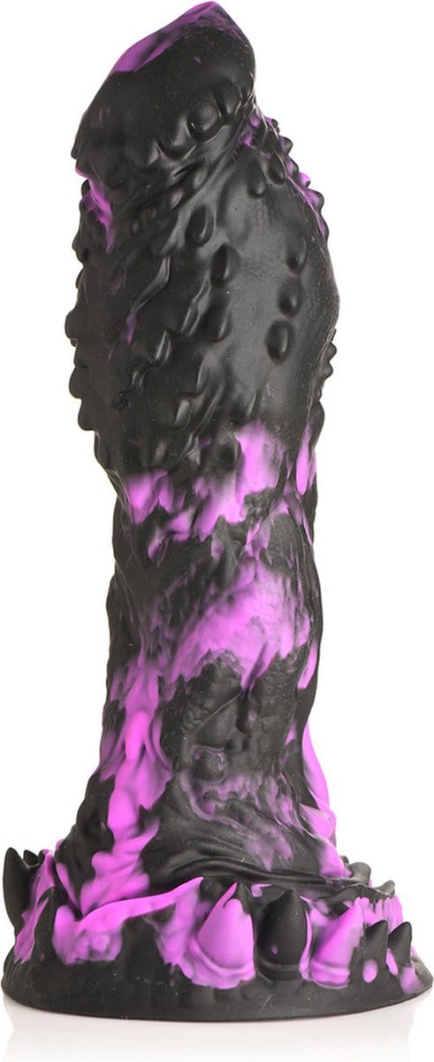 LustyToys ® Grim Monster Dildo Zwart Paars