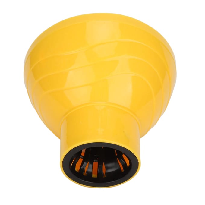 Diffuseur Sèche-Cheveux Professionnel Portable Maison Salon Accessoire Diffuseur Cheveux pour Cheveux Bouclés Ondulés yellow