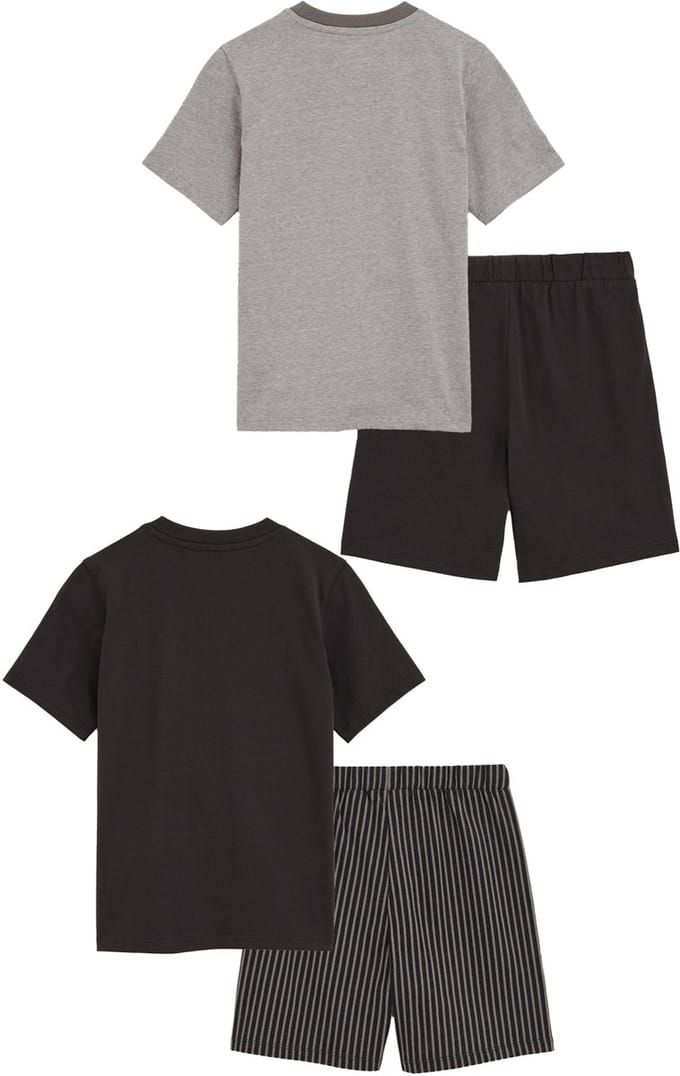 WE Fashion Jongens shortama, 2-pack