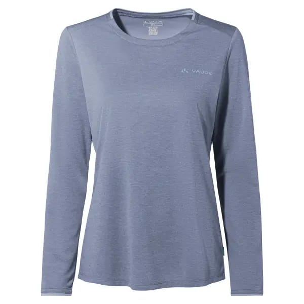 Vaude Essential T-shirt Met Lange Mouwen Blauw 42 Vrouw