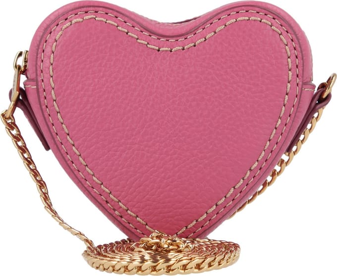 FOSSIL Schoudertas Vday Heart Micro Bag Magenta Roze
