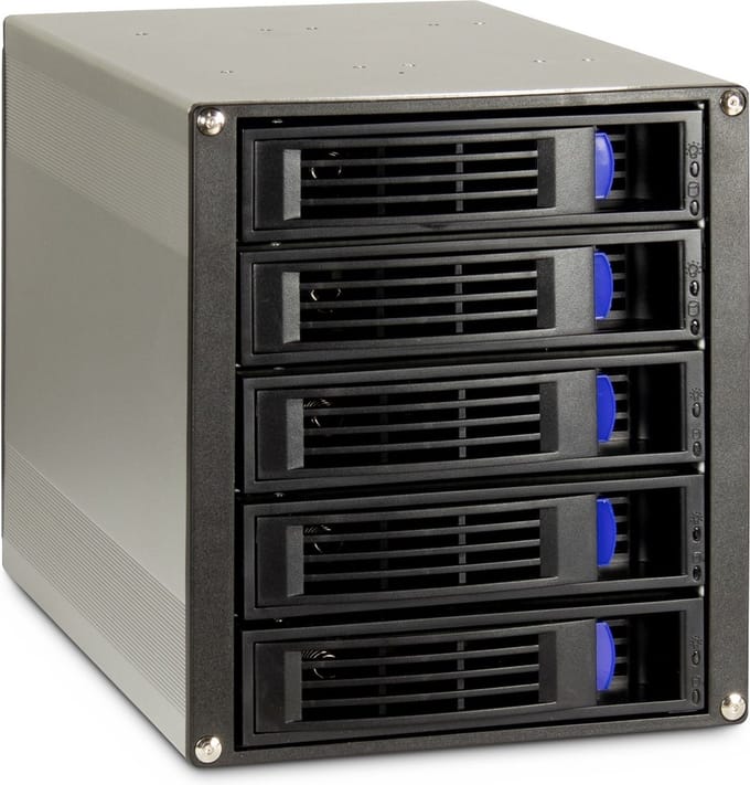 Inter-Tech Wechselrahmen 5-fach ST-5255 f�r 3x5,25Einschub retail