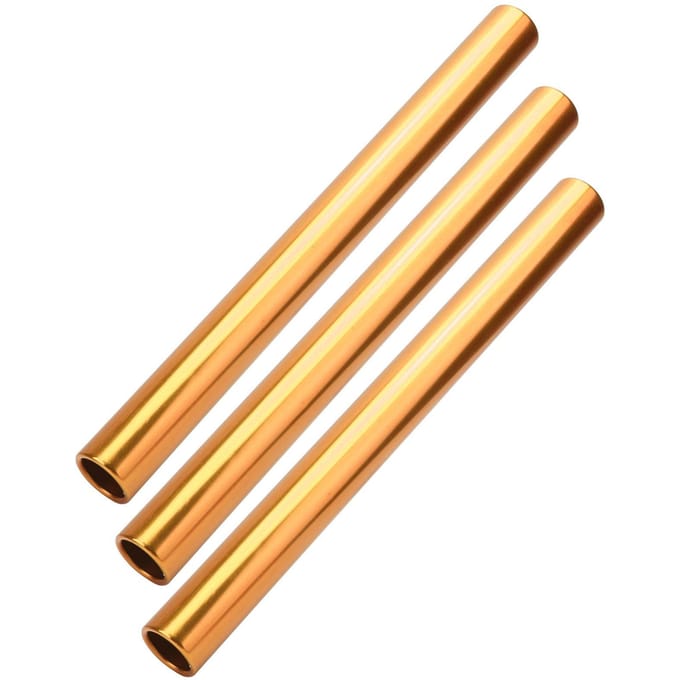 3 stuks Estafettestok Aluminiumlegering Atletiek Loopwedstrijd Stok Sportspel RequisietenOranje oranje