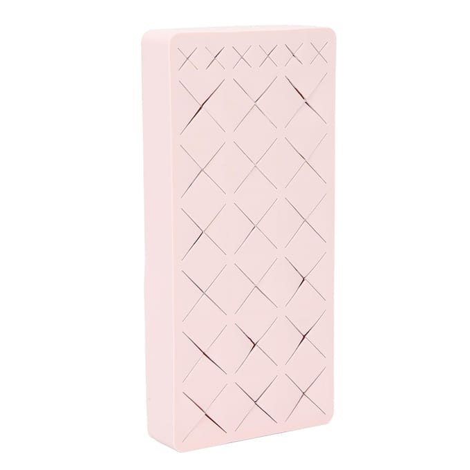 Siliconen Lippenstift Houder 24 Stuks Make-up Display Case voor Make-up Kwast Lippenstift Sieraden Nagellak Roze roze
