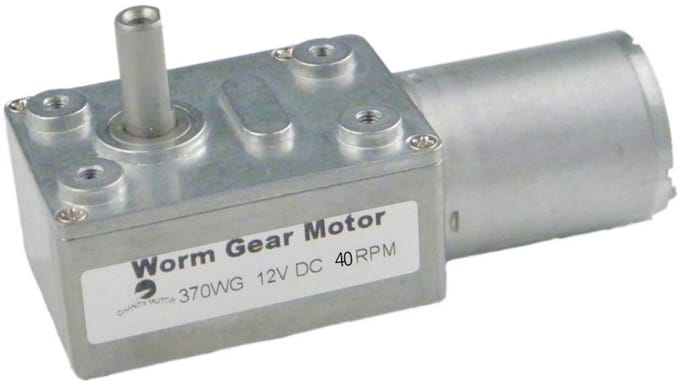 Mini Turbine Worm Motor 12V DC 40RPM Reducer voor Diverse Toepassingen
