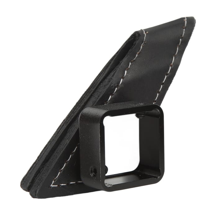 Biljartkrijthouder Magnetische Zak Biljartkrijthouder met Lederen Riemclip Biljart black