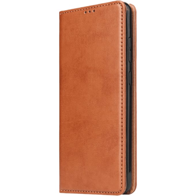 Fierre Shann Samsung Galaxy S20 Ultra Slim Wallet Hoesje  Bruin