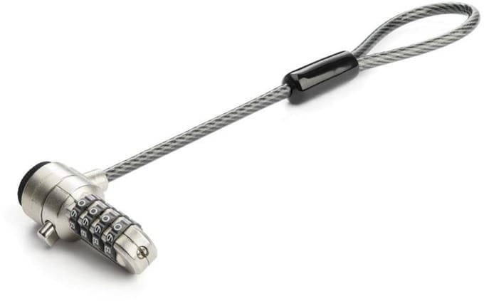 StarTech.com Laptop Cable Lock Expansion Loop - 6" / 15 cm Branch Cable & K-Slot Combination Lock - Computer Security Cable (BRNCHLOCK) security cable lock
