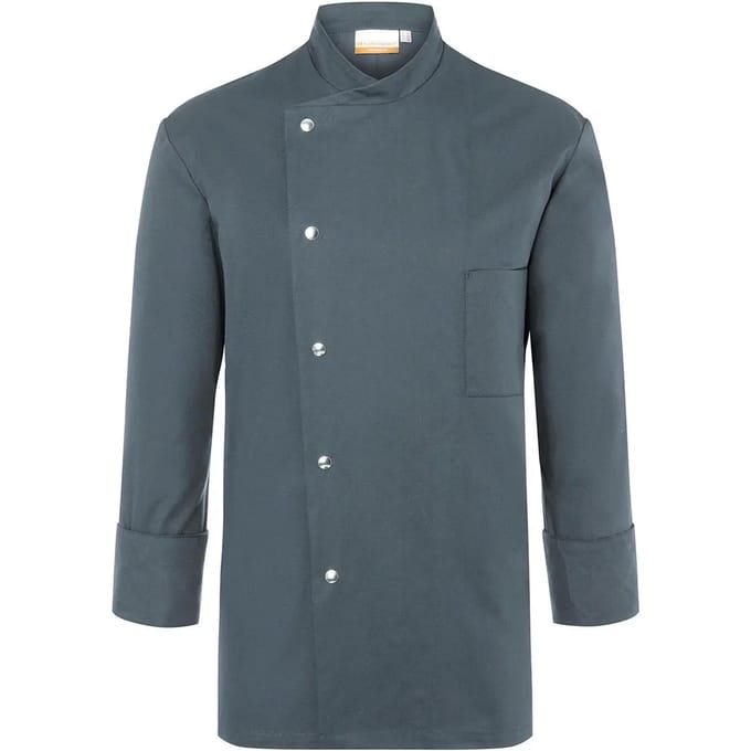 Karlowsky Chef Jacket Lars KY036 - Anthracite (ca. Pantone 7540C) - 48