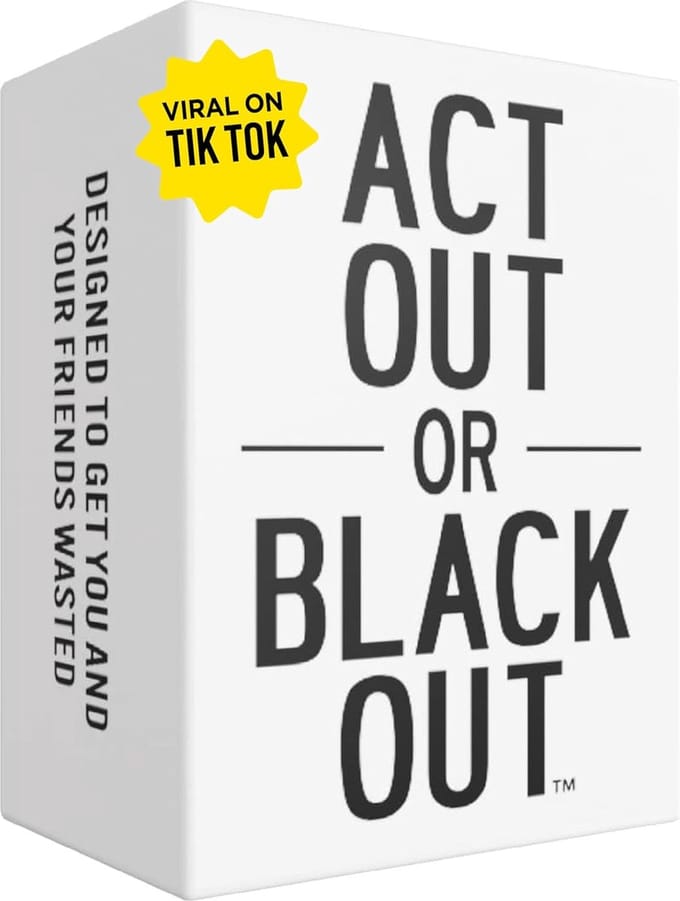 Do or Drink Party Game-Act Out or Blackout (Diversen) Nieuw