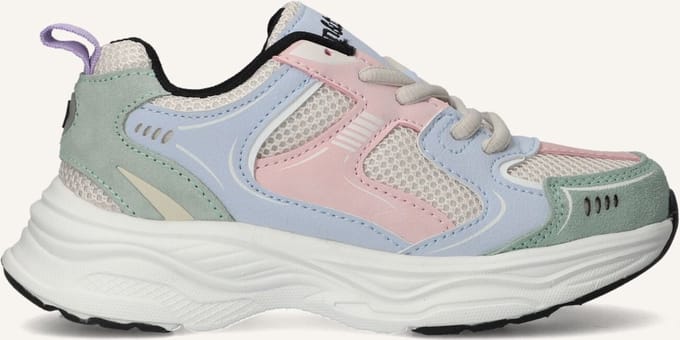 Ton & Ton Meisjes Lage sneakers Chunky zool Eisa - Multi - Suède - Maat 33