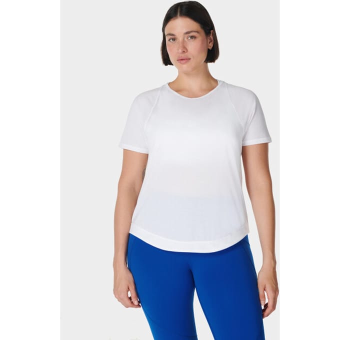 Sweaty Betty Breathe Easy Mesh T-Shirt WIT - Maat XL