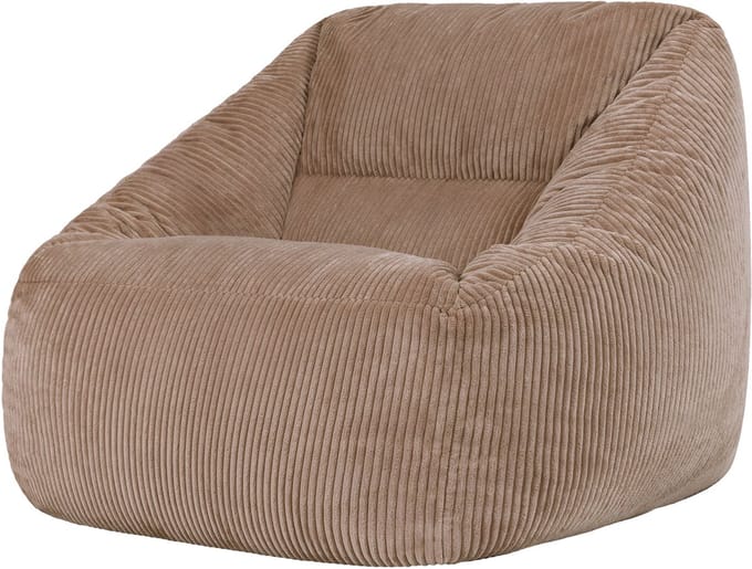 icon - Natalia XL Zitzak Fauteuil - Ribfluweel - Mocha