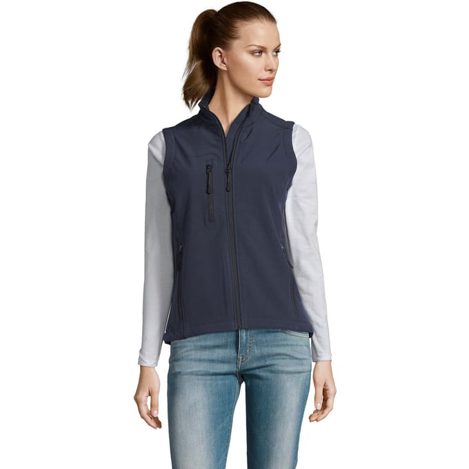 SOLS Dames/Dames Rallye Softshell Mouwloos Gilet (Franse marine)