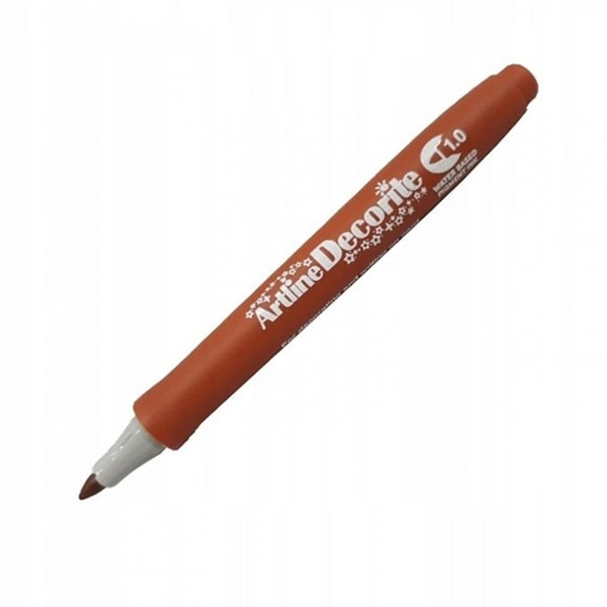 Artline Decorite Permanente Marker Bruin - 1 Stuk