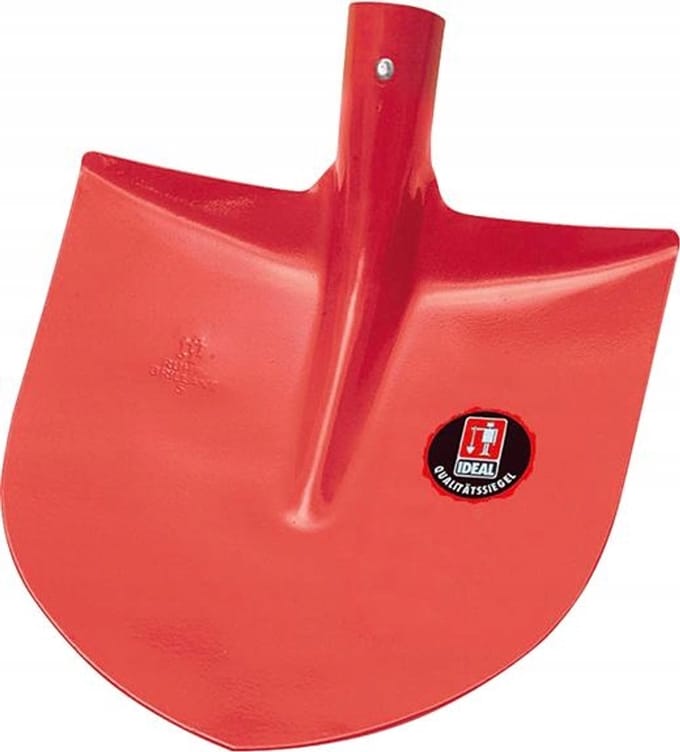 IDEAL Frankfurter Spade Rood 270x290mm - Zonder Staal