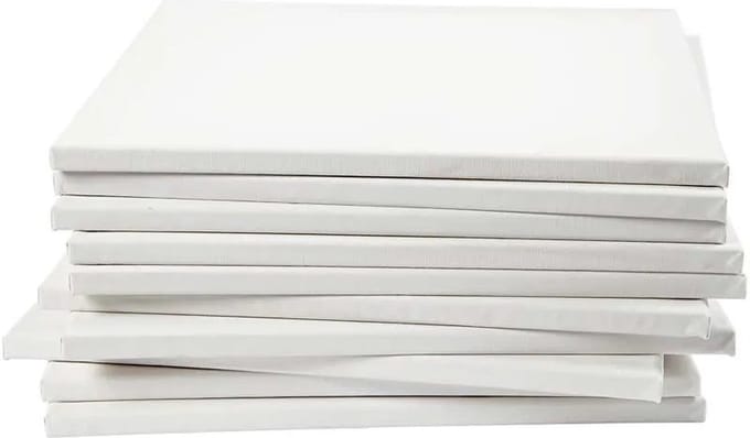 CC Canvas, D. 1,6 cm, A2, size 42x60 cm, 280 g, white, 20 pc/ 1 pack