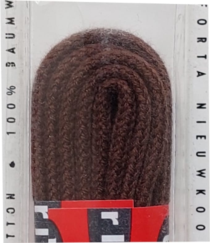 Marla Veter - Middel Bruin - Dun Rond - Lengte 120 cm - Dikte 2,5 mm - Schoenveter