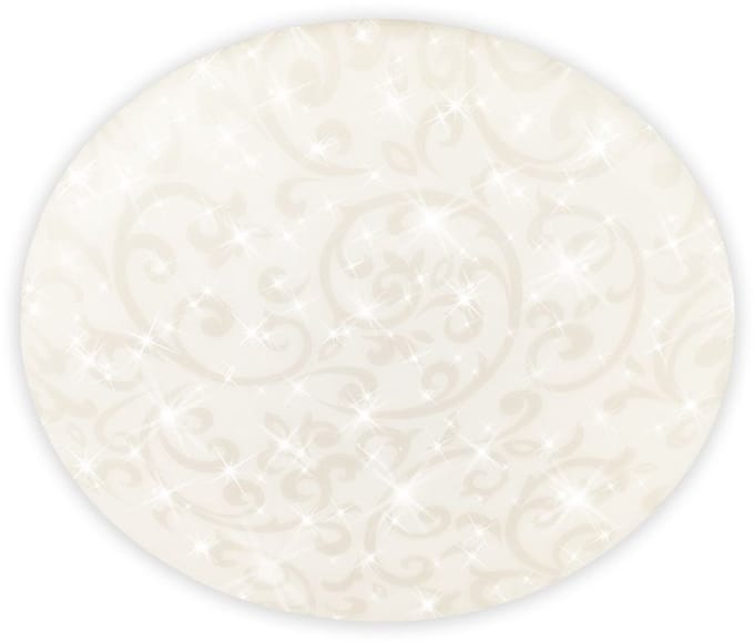 BRILONER Nebo - LED Plafondlamp - met neutraal wit licht - bloemen decor - sterrenhemel effect - Ø27.8cm - wit
