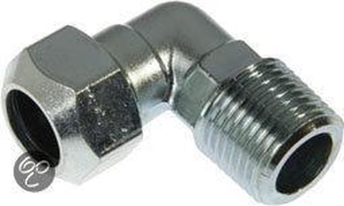 Klem-Cv Knie 1/2"Bux15Mm Plieger Label Rd