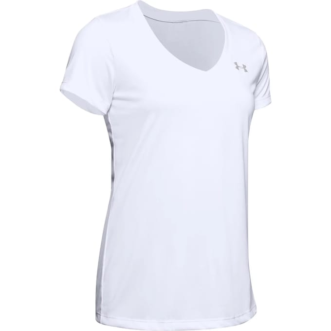 Dames-T-shirt met v-hals Under Armour Tech™