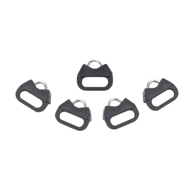 5 stuks Vervanging Legering Splitringen Driehoekige Ringen Haak voor Camera Schouderband black