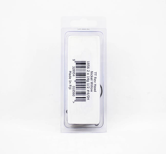 Tackle Tactics TT Rev Head Jig Head HD Nikkel Wilg 1/2 oz 4/0XH (8560)