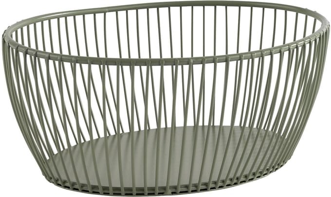 APS Brood- en fruitmand SVART, ovaal, 200 x 150 mm, wit