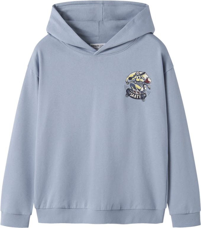 NAME IT - NKMVELTEN LS RLX SWEAT WH UNB - Jongens - Sweaters