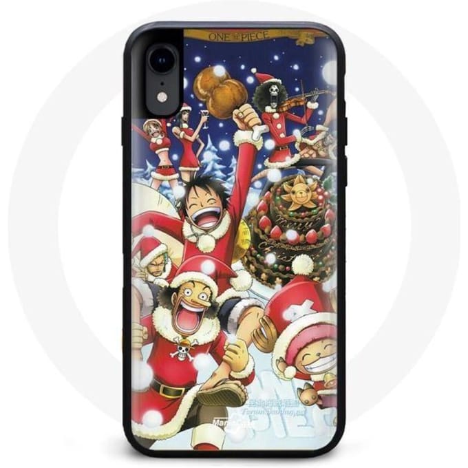 Coque pour Iphone XS One Piece Christmas Day Anime Manga