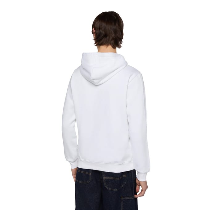 Dickies Icon Logo Polyester Unisex Volwassenen Witte Hoodie