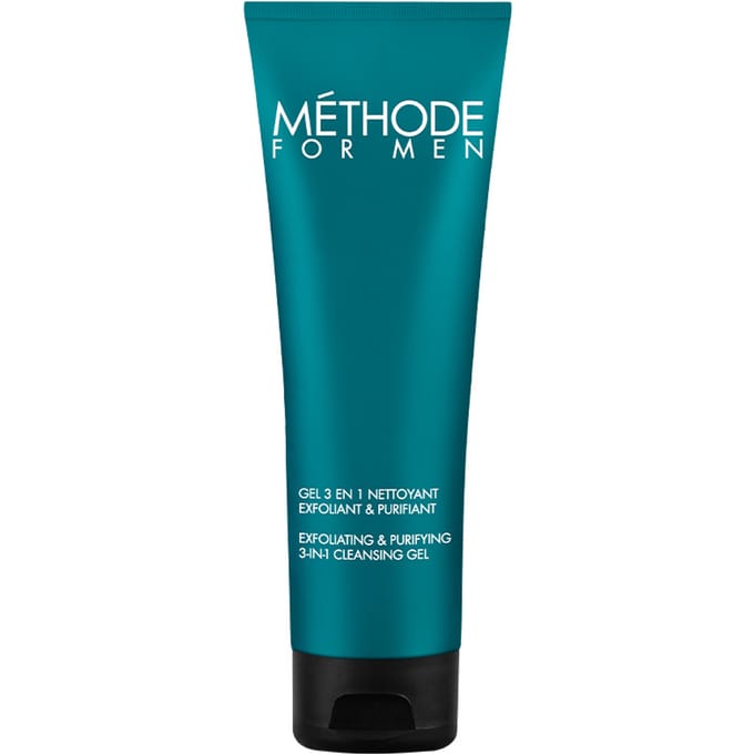 Méthode For Men Gel 3en1 Nettoyant Exfoliant&purifiant 125 ml