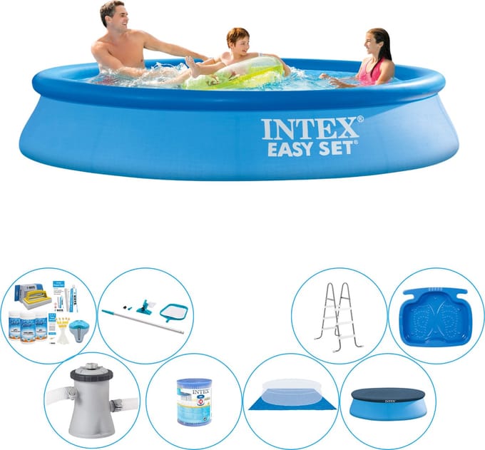 Easy Set Rond 305x61 cm - Zwembad Bundel