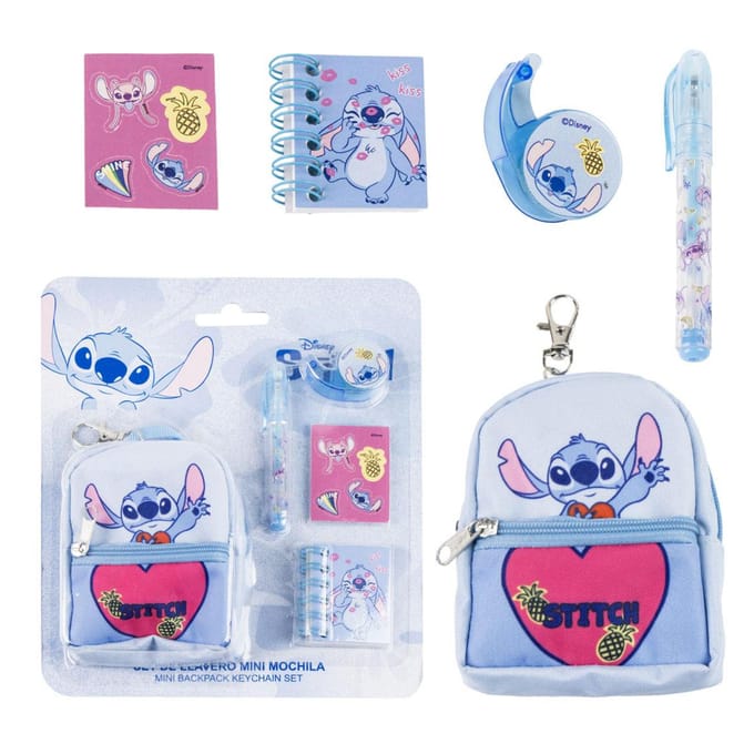 Mini Kinderset met Rugzak Cerda Disney Stitch
