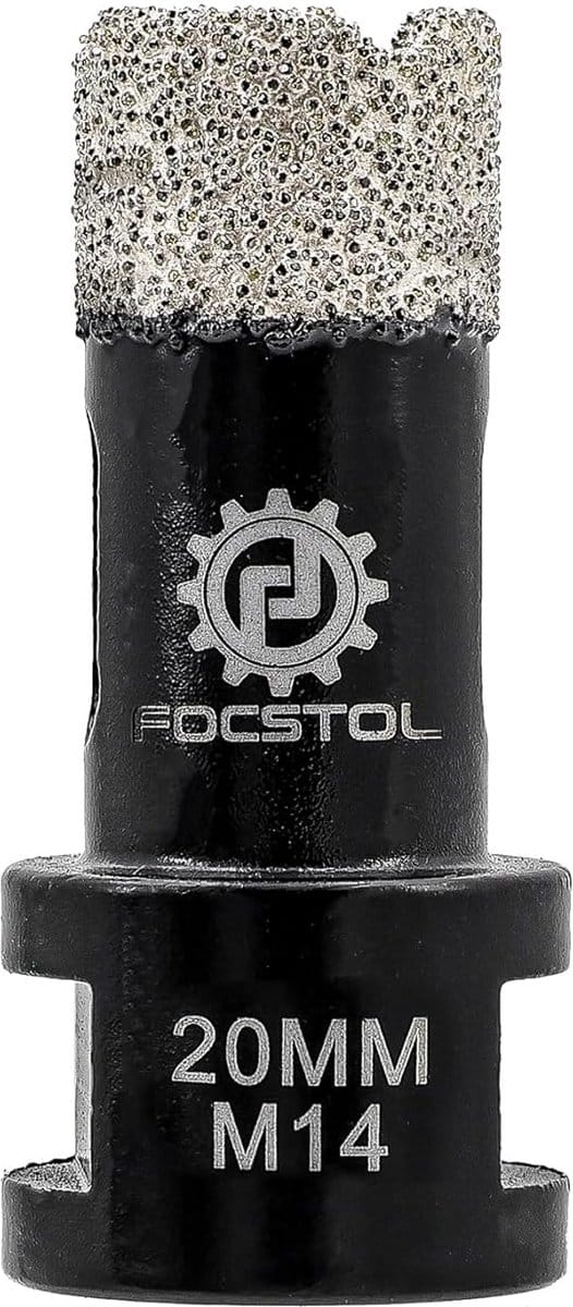 Diamant Tegelboor 20 mm Vacuüm Gesoldeerd voor Harde Materialen M14