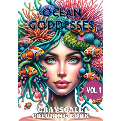 Ocean Goddesses Vol 1 - Nori Art Coloring