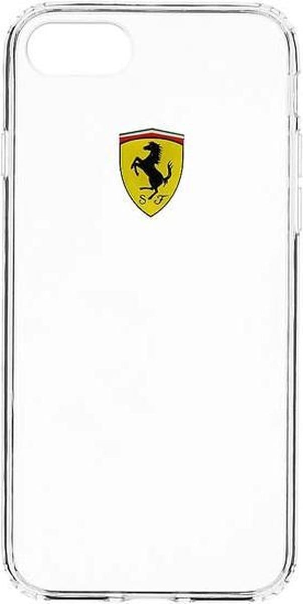Ferrari Racing Transparant TPU Case hoesje iPhone 7 Plus / iPhone 8 Plus