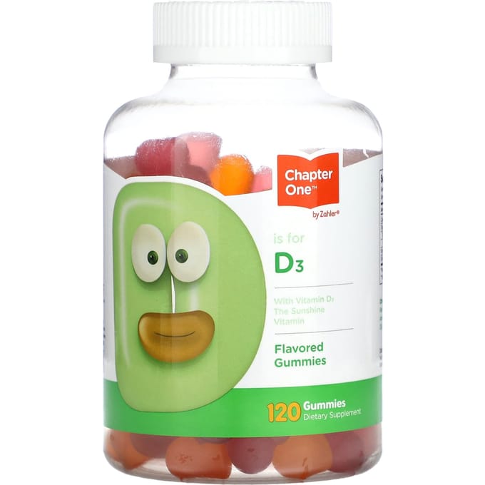 Hoofdstuk 1, Vitamine D3, met smaakje, 120 gummies