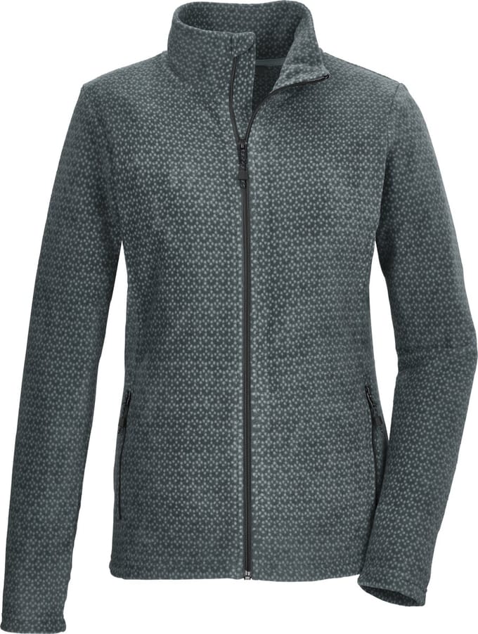Killtec KOW 106 Women Fleece Jacket - Vest - Dames - Groen - Maat 36