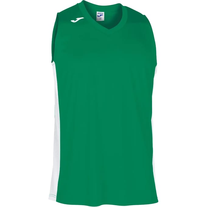 Joma Cancha III Basketbalshirt Heren - Groen / Wit | Maat: M
