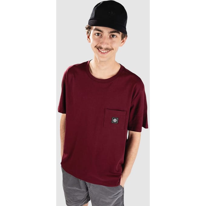Element Icon Label Pocket T-Shirt rood