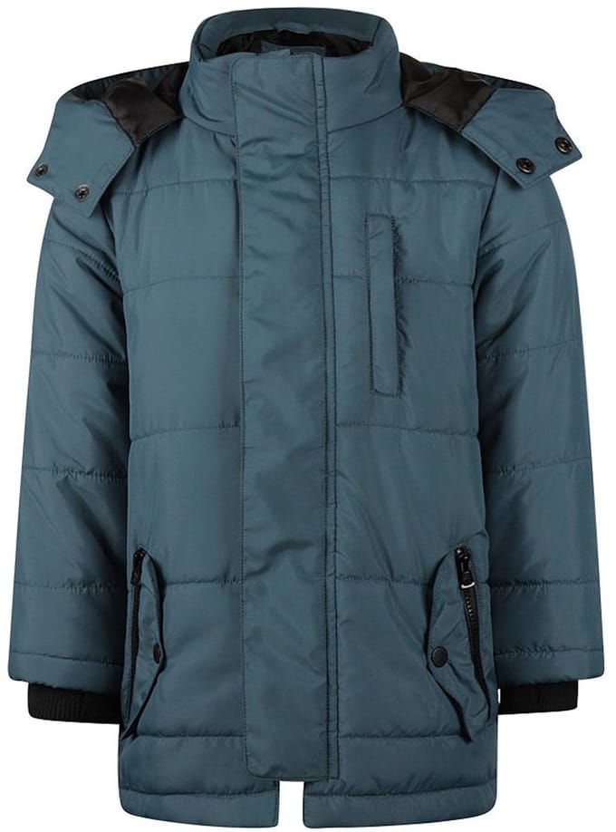 Koko Noko Jongens Parka Jas - Steel blue